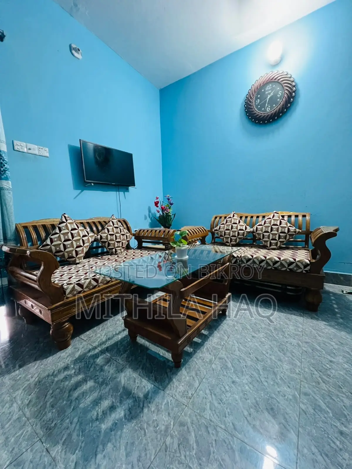 সেগুন কাঠের সোফা সেট