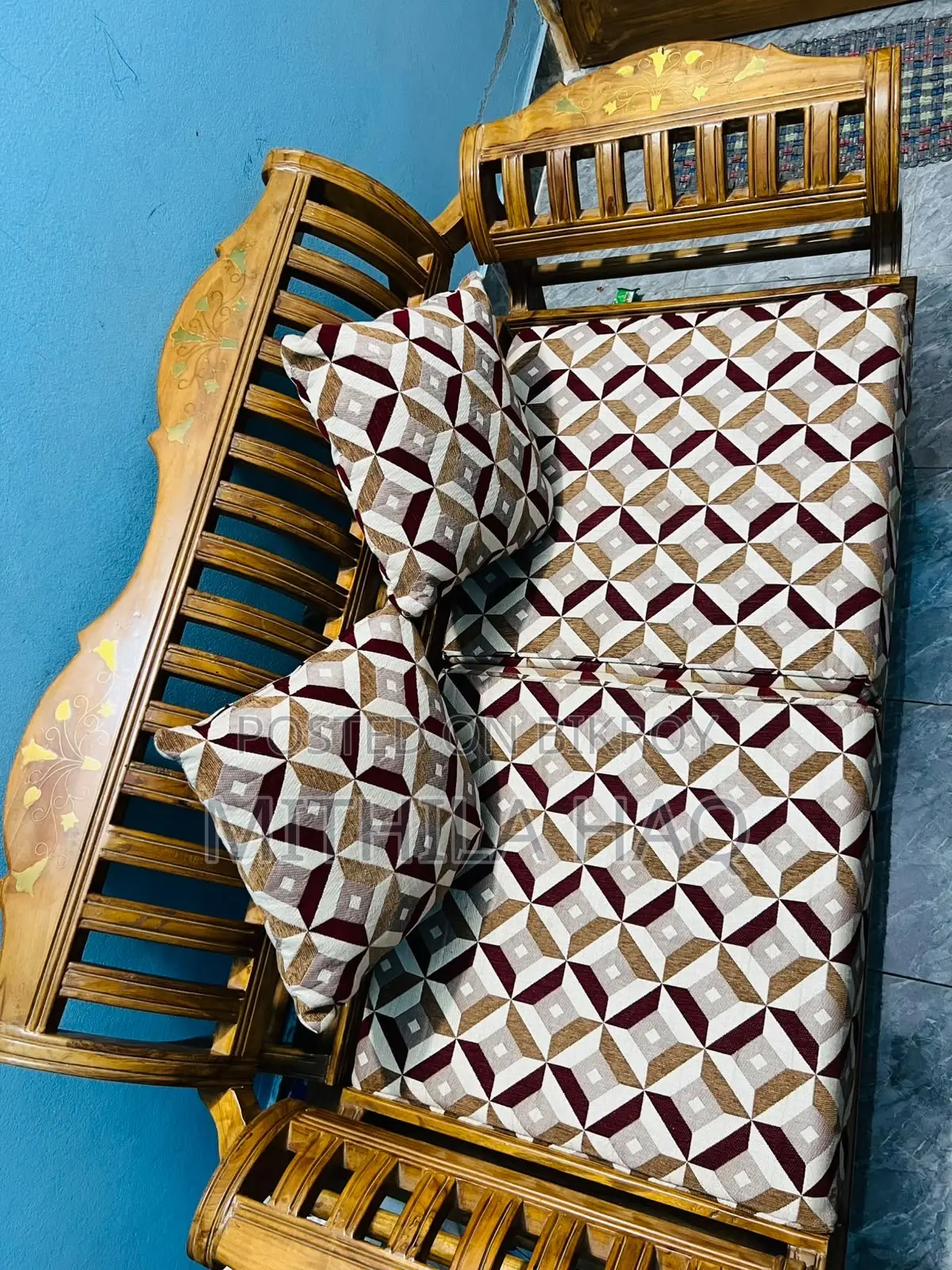 সেগুন কাঠের সোফা সেট
