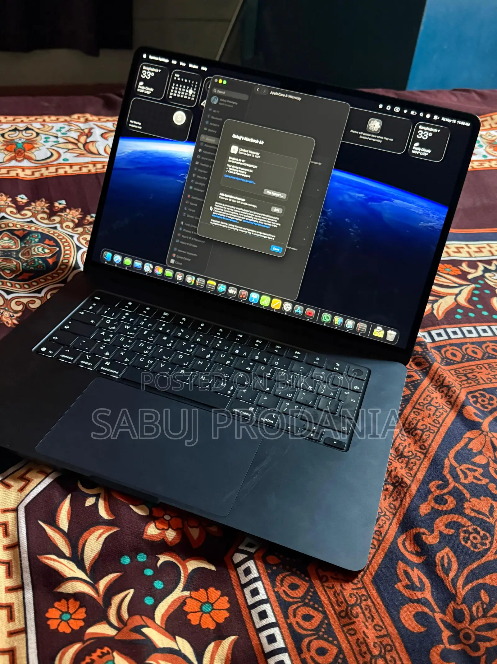 Laptop Apple MacBook 2015 16GB Intel Core I7 SSD 256GB