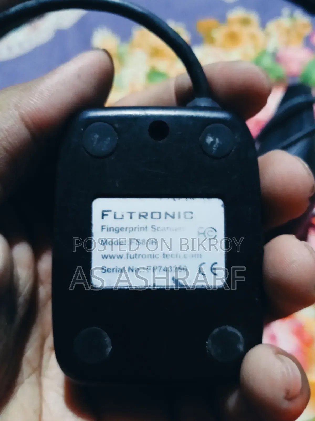 Futronic Fingerprint Scanner.