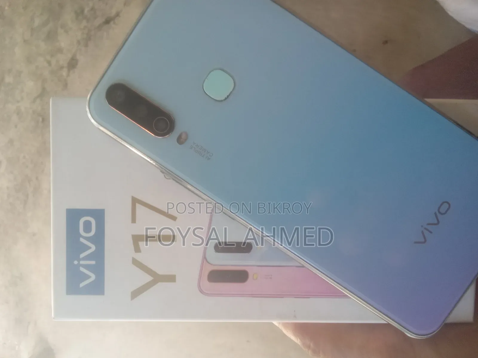 Vivo Y17 256 GB Blue