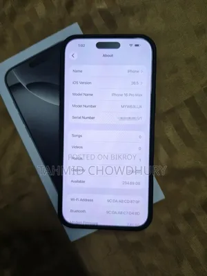 Apple iPhone 16 Pro Max 256 GB Silver