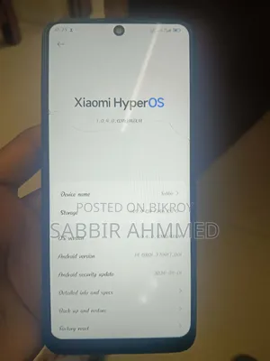 শাওমি রেডমি নোট ১২ ৫জি ২৫৬ জিবি ব্ল্যাক