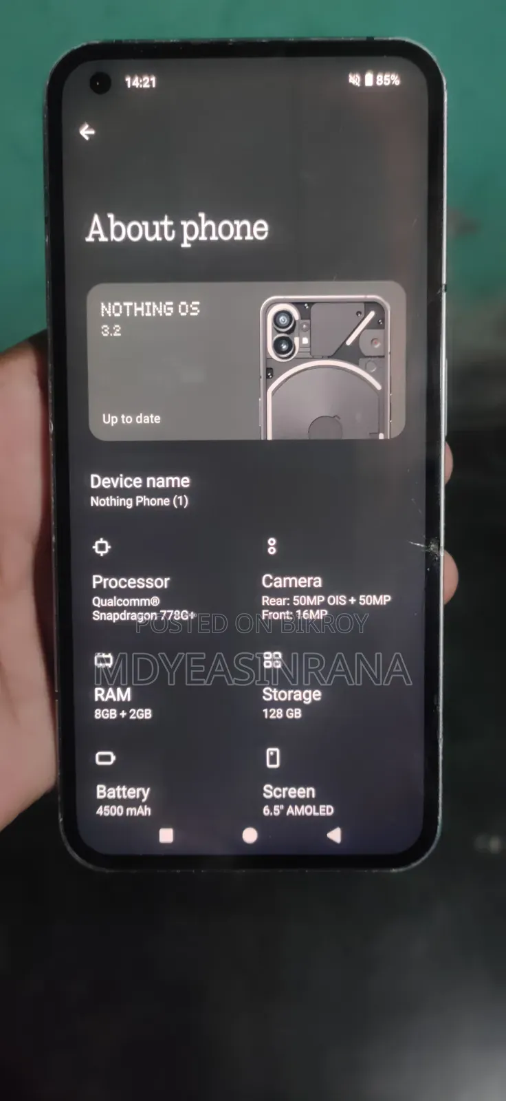 Nothing Phone 1 128 GB Black