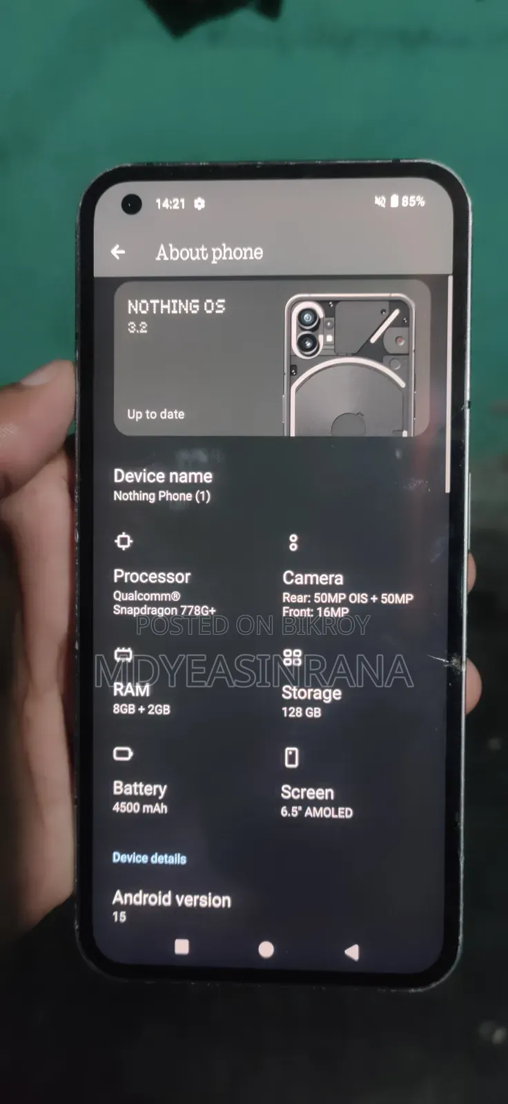 Nothing Phone 1 128 GB Black