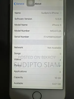 Apple iPhone 6 16 GB Gray