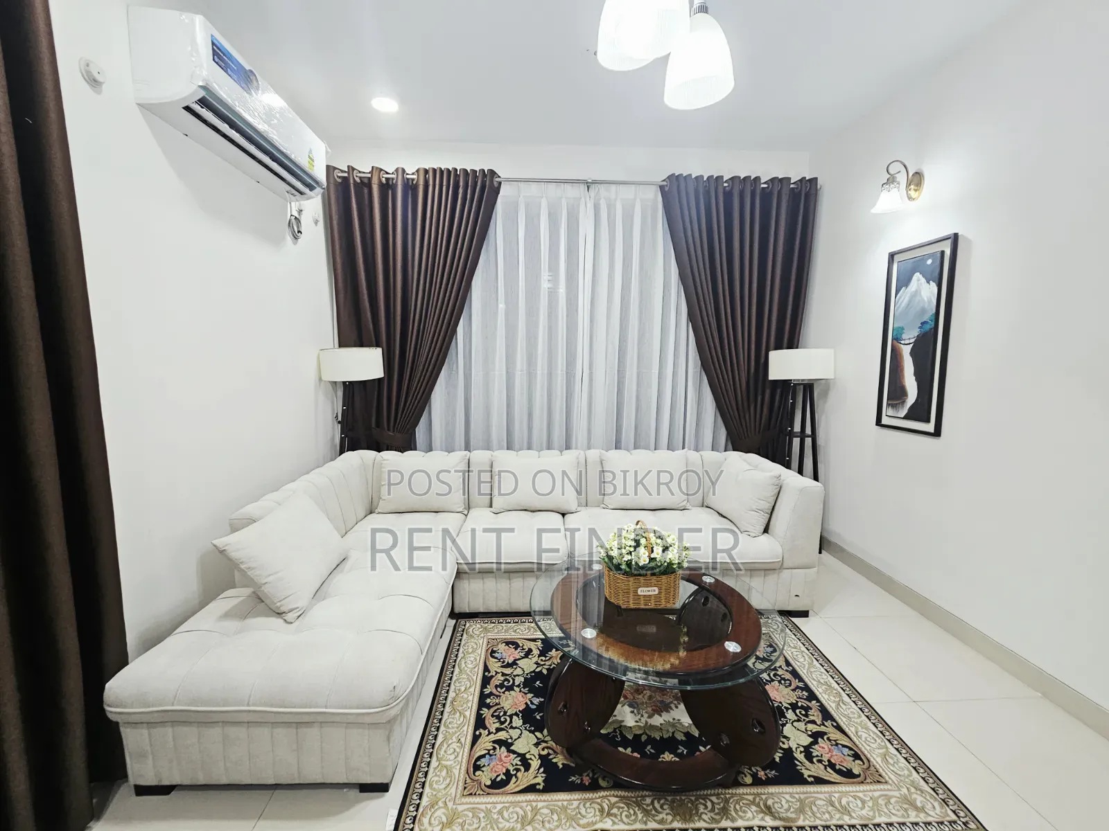 Furnished 3-Bedroom Apartment in Rent Finder, Gulshan for rent