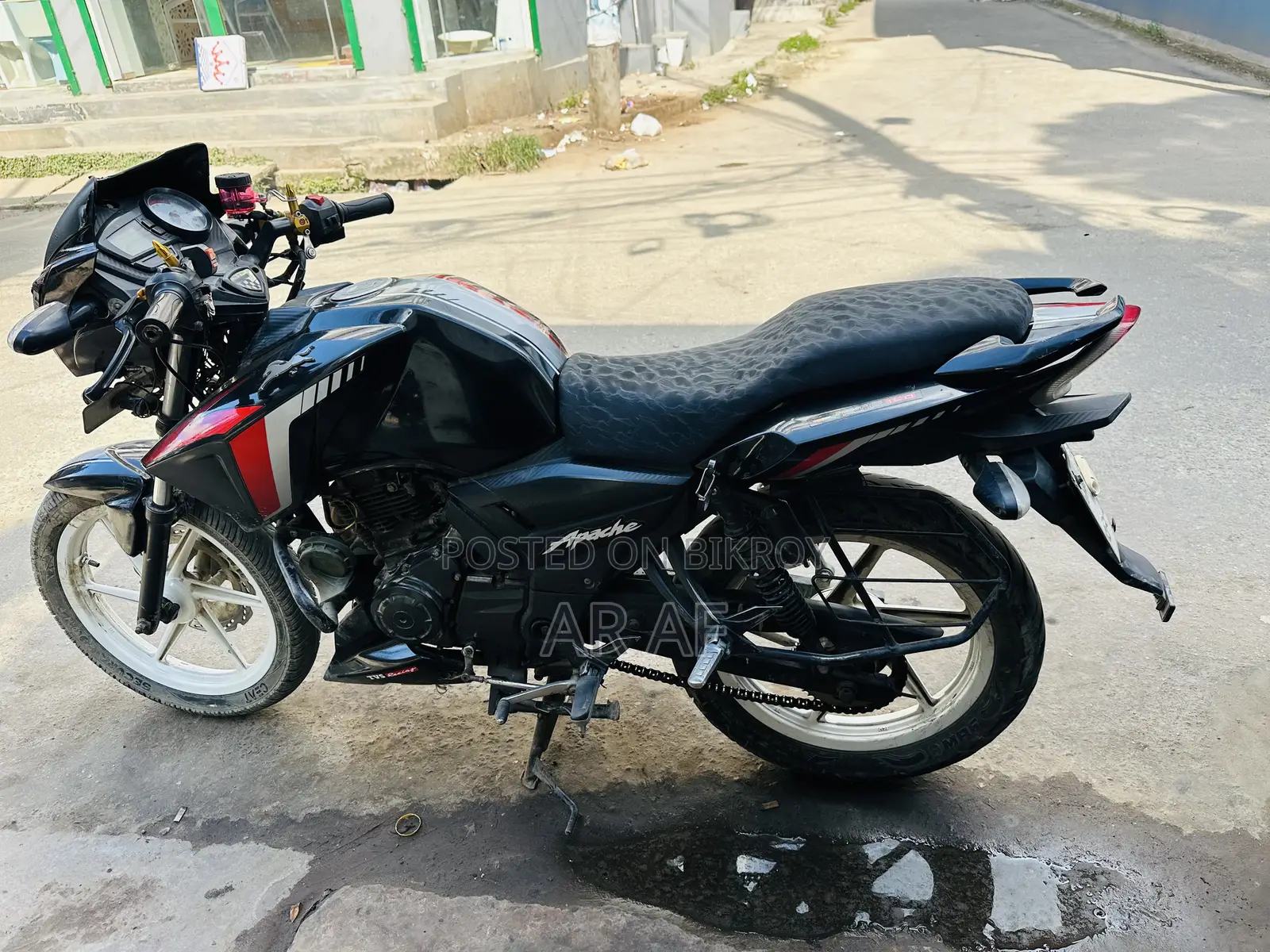 TVS Apache RTR 160 2V 2018 Black
