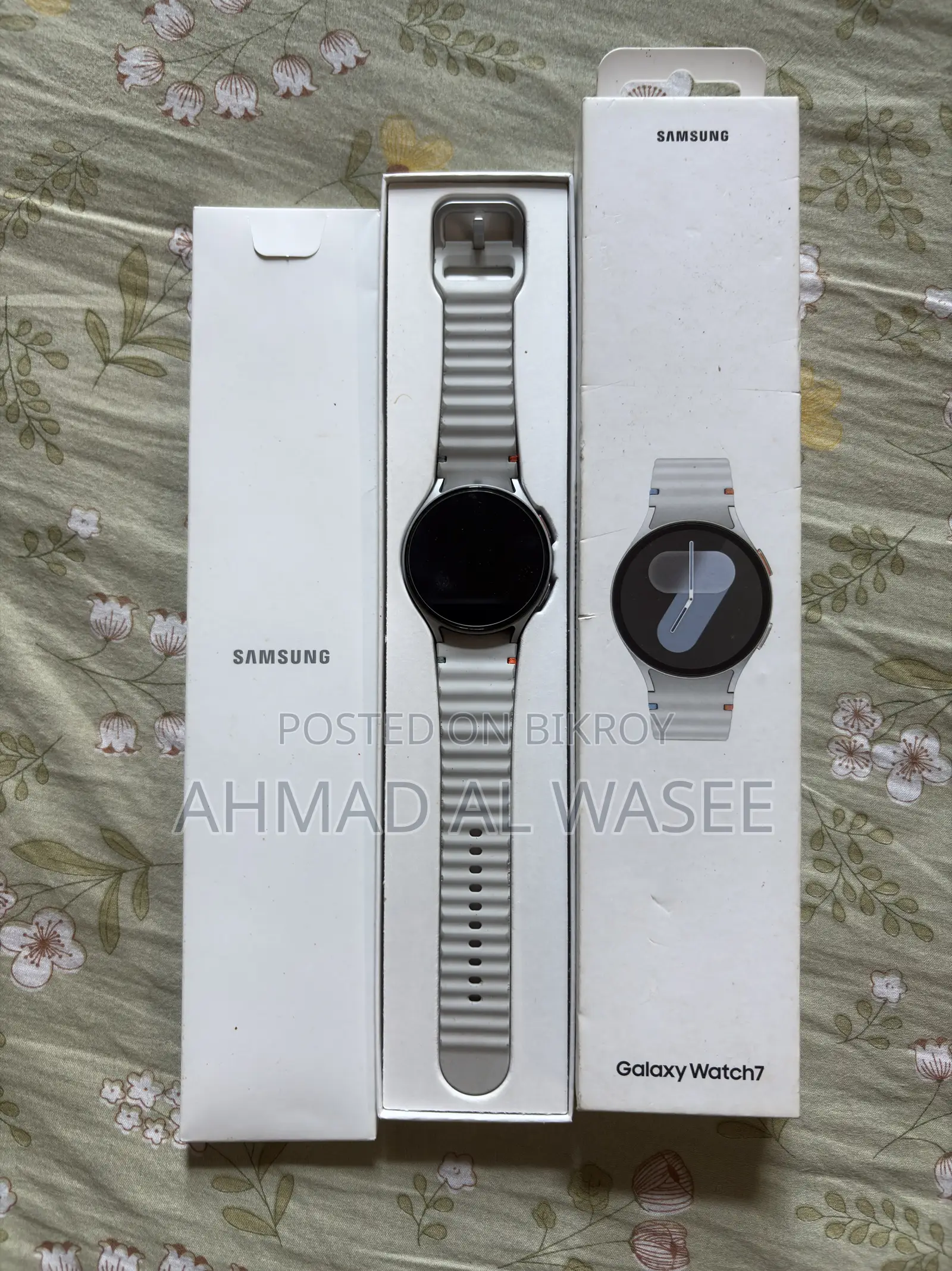 Galaxy Watch 7 Samsung Silver 44mm With Screen Protector