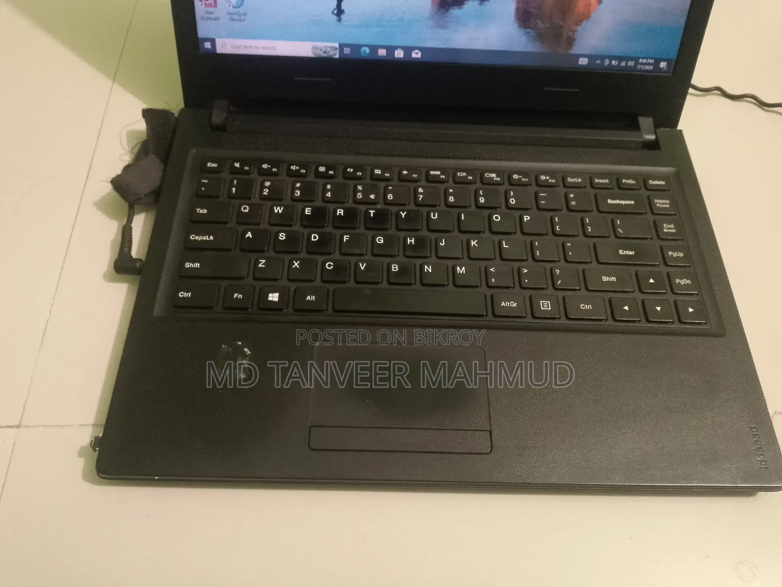 ল্যাপটপ লেনোভো আইডিয়াপ্যাড ৩ ৪জিবি ইন্টেল কোর আই৩ এইচডিডি ১টিবি