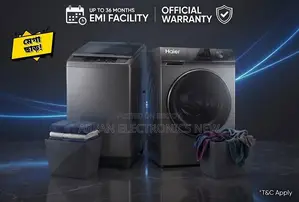 Front Loading Fully Automatic Washing Capacity: 9 Kg Haier