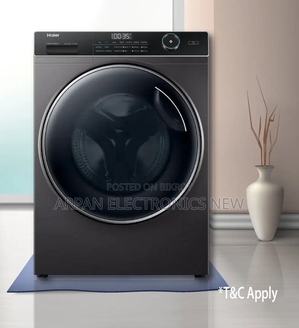 Official Warranty Free Installation Haier 9 Kg Front Washing Machine