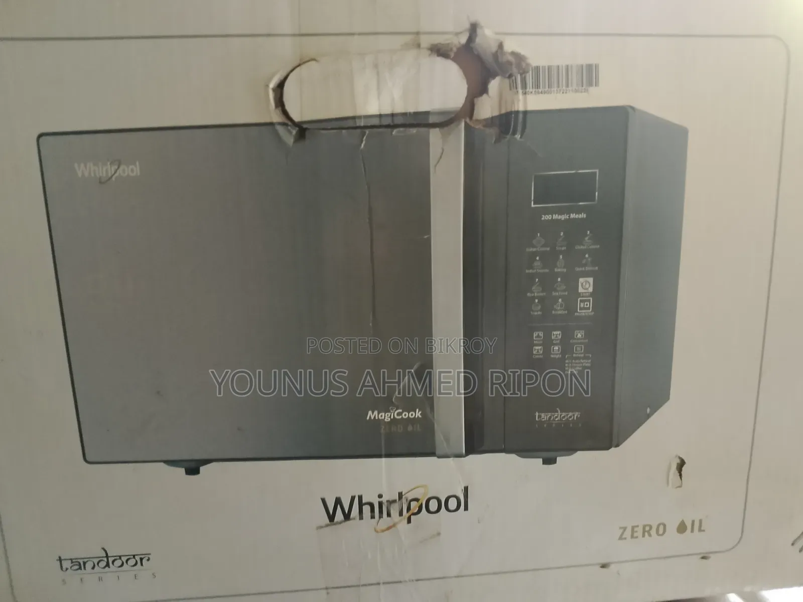 Whirlpool Magicook Convection Black Mirror 30l Microwave