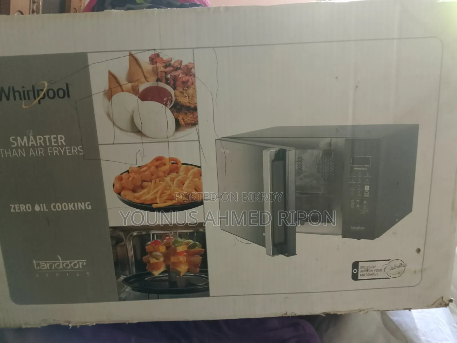 Whirlpool Magicook Convection Black Mirror 30l Microwave