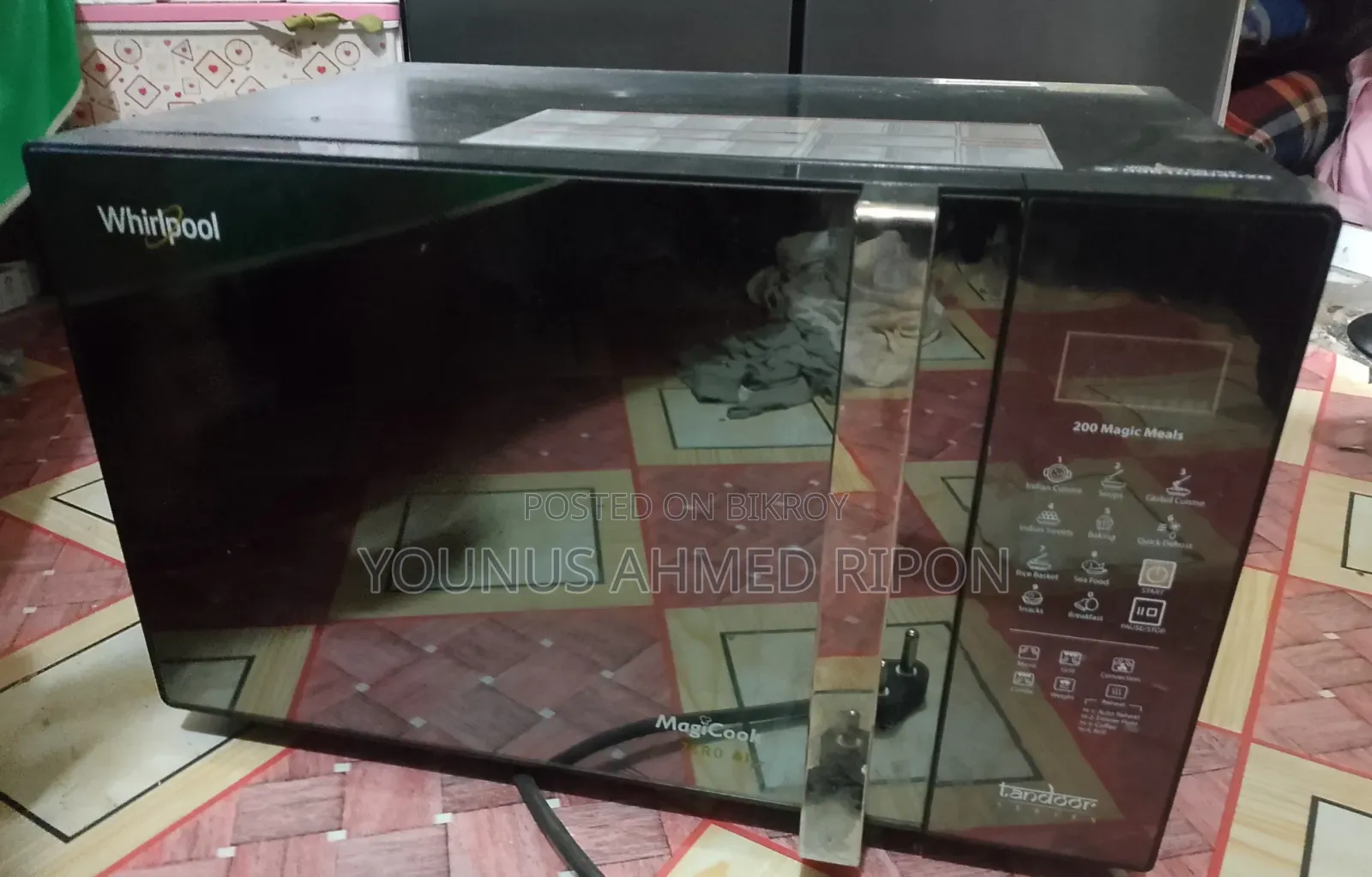 Whirlpool Magicook Convection Black Mirror 30l Microwave