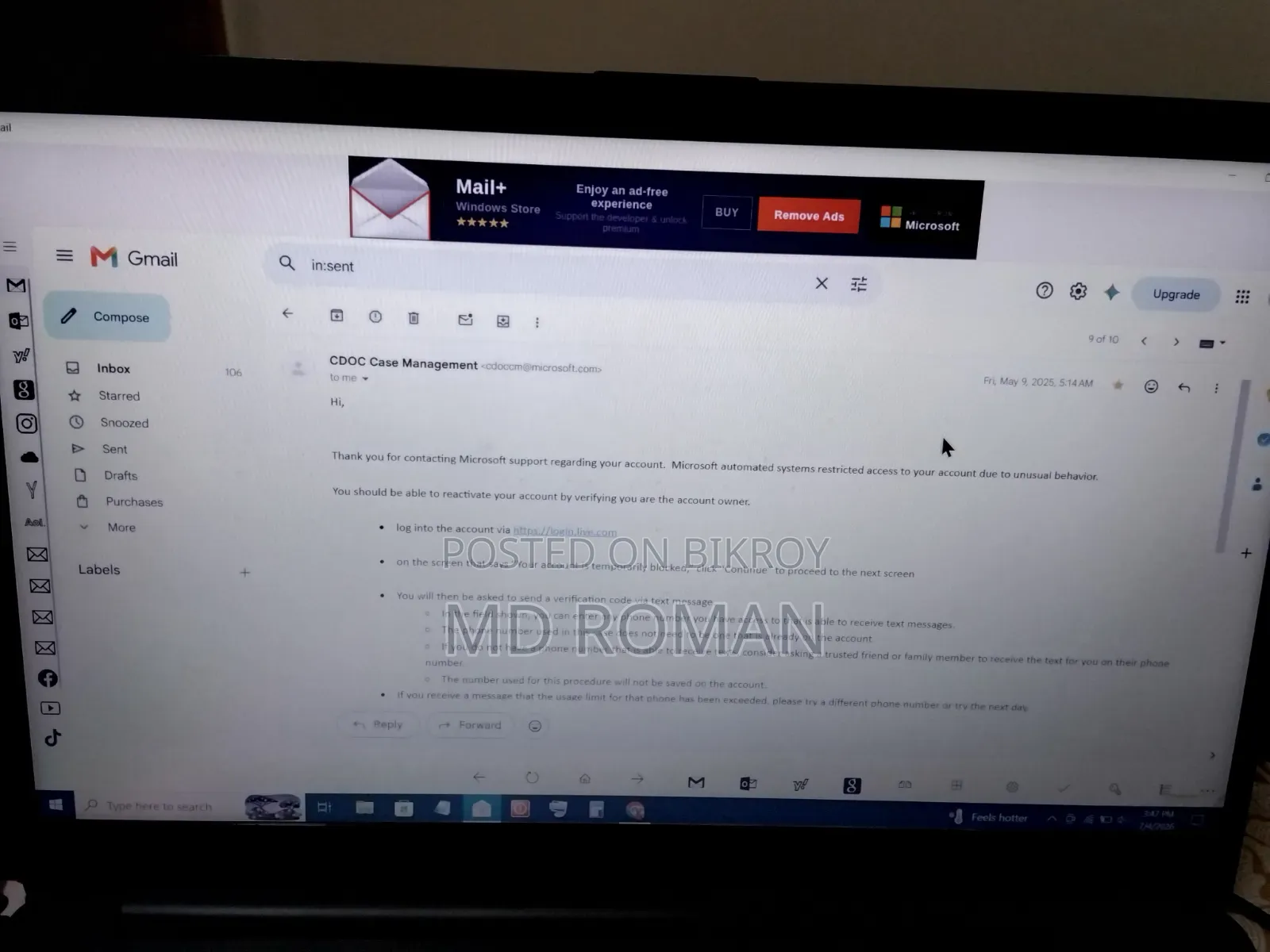 Laptop HP 15S 8GB AMD Ryzen 5 SSD 256GB