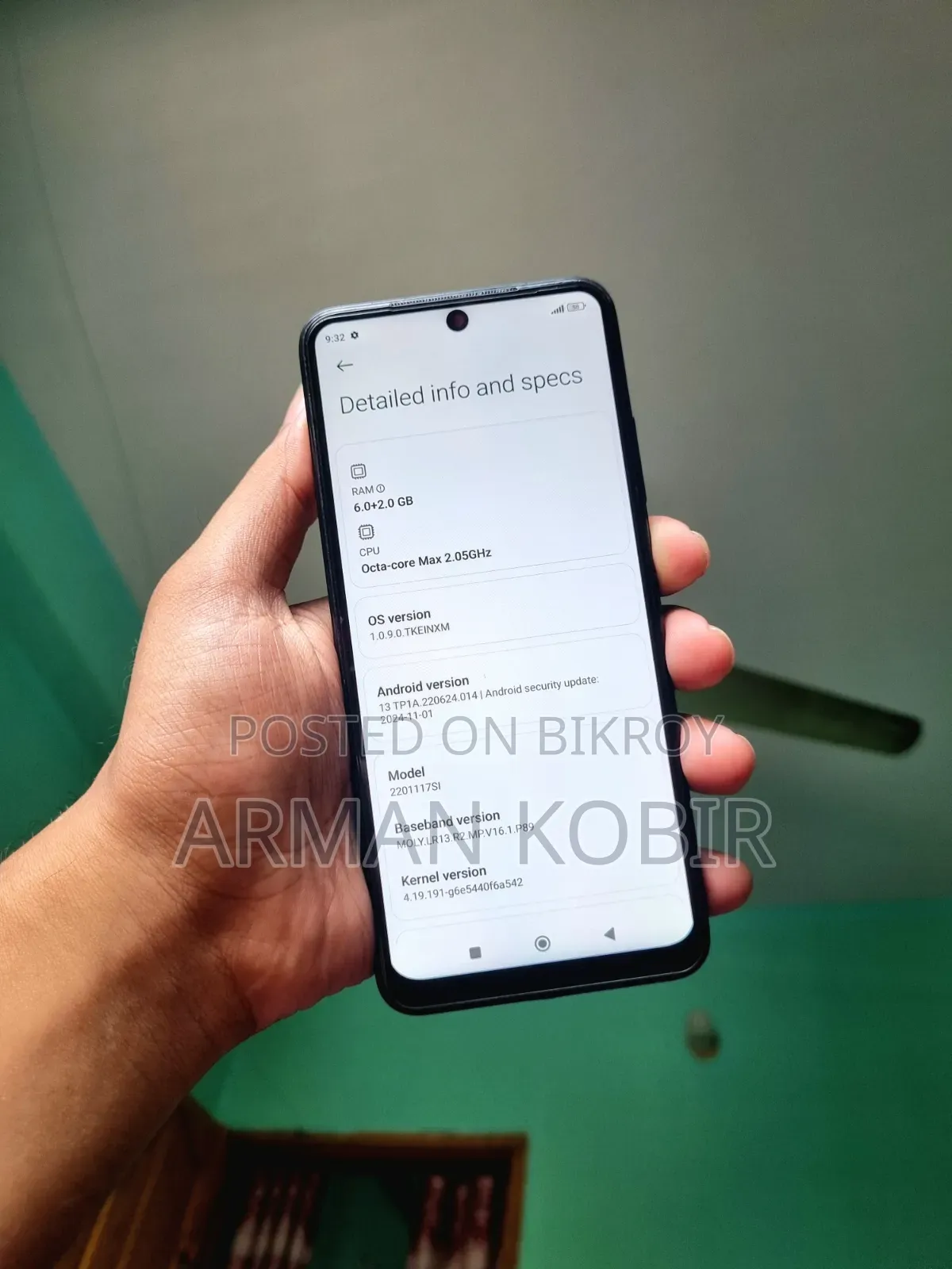 Xiaomi Redmi Note 11S 64 GB Black