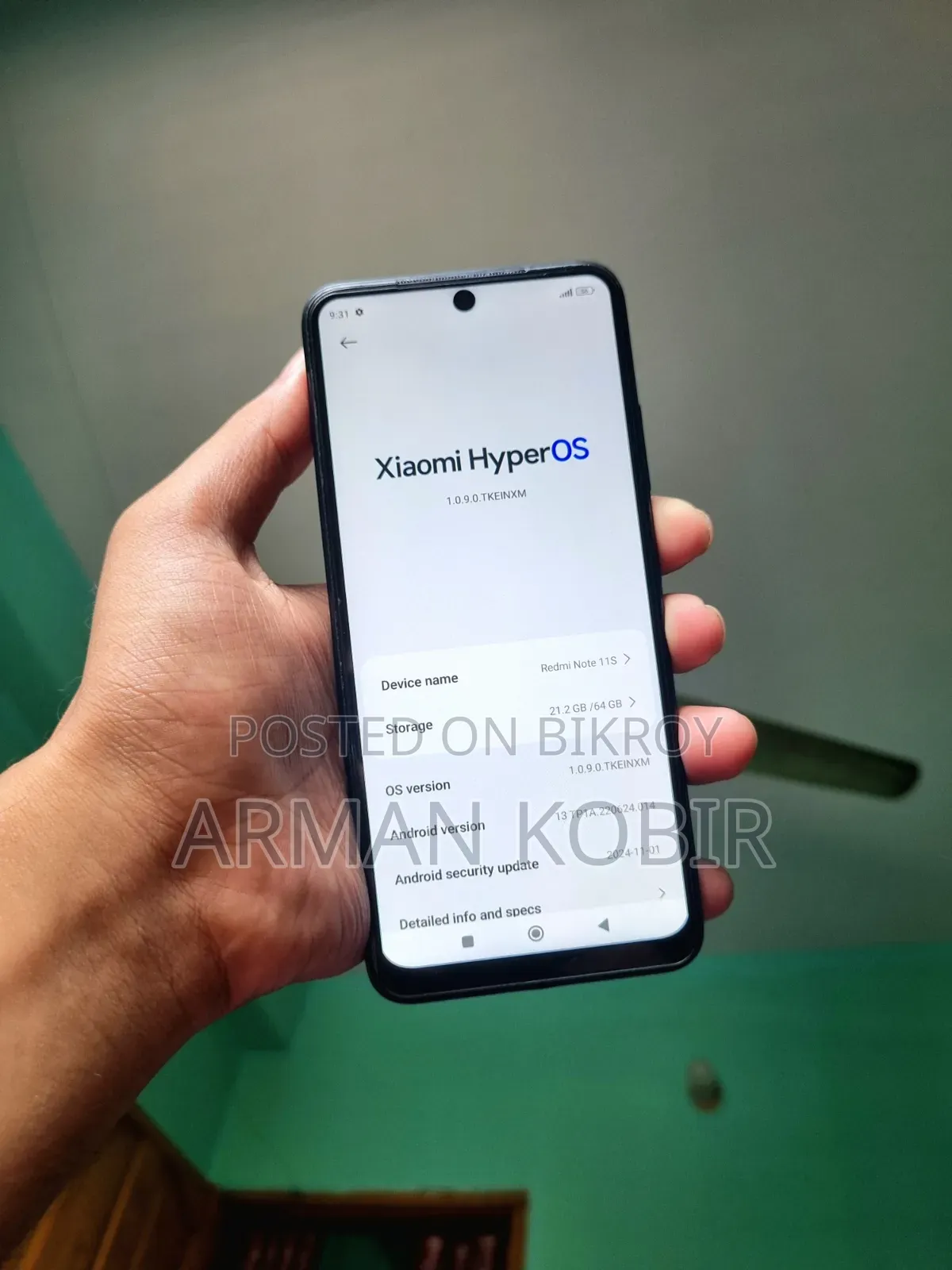 Xiaomi Redmi Note 11S 64 GB Black