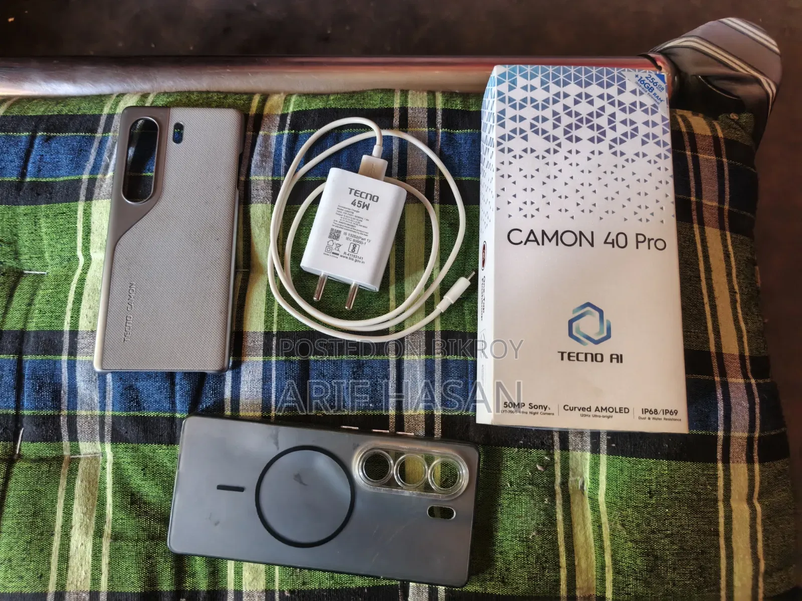 New Tecno Camon 40 Pro 4G 256 GB Silver