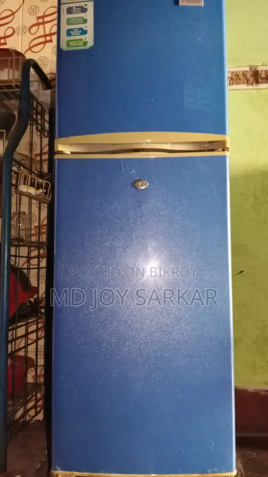 Singer Double Door Refrigerator - Blue (ব্যবহৃত/Used)