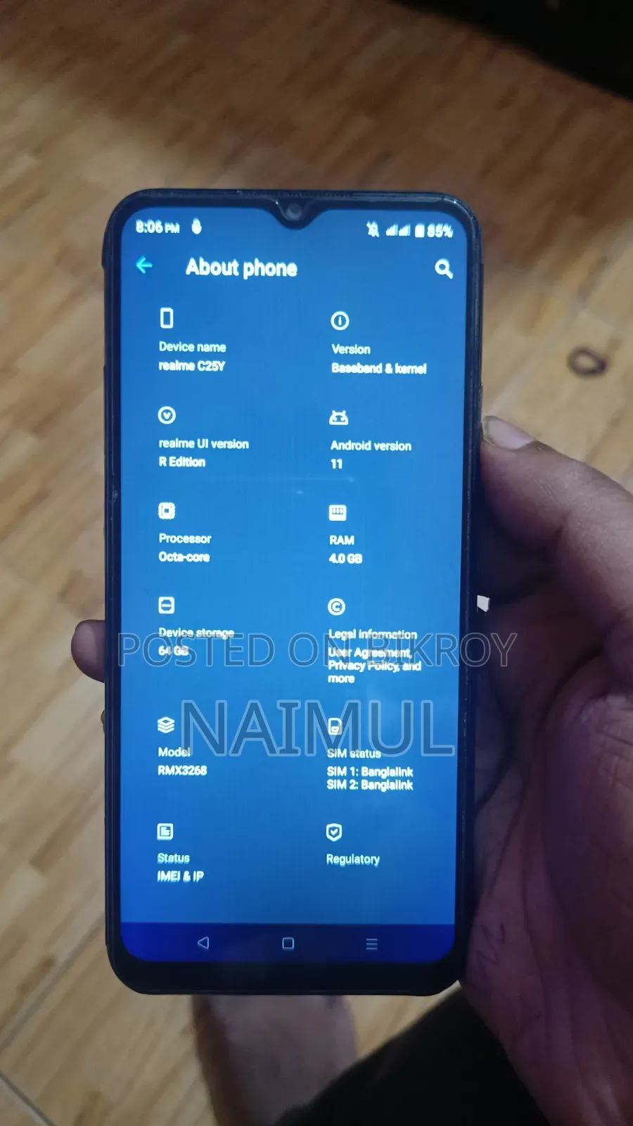 Realme C25Y 64 GB Black