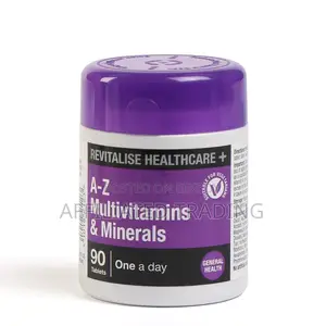 Revitalise Healthcare+ A-Z Multivitamins Minerals 90 Caps Made In UK