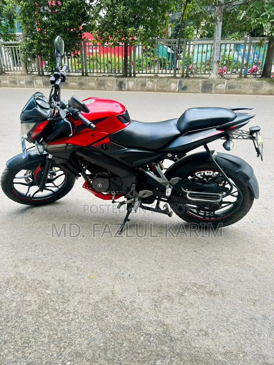 Bajaj Pulsar NS 160 2020 Red