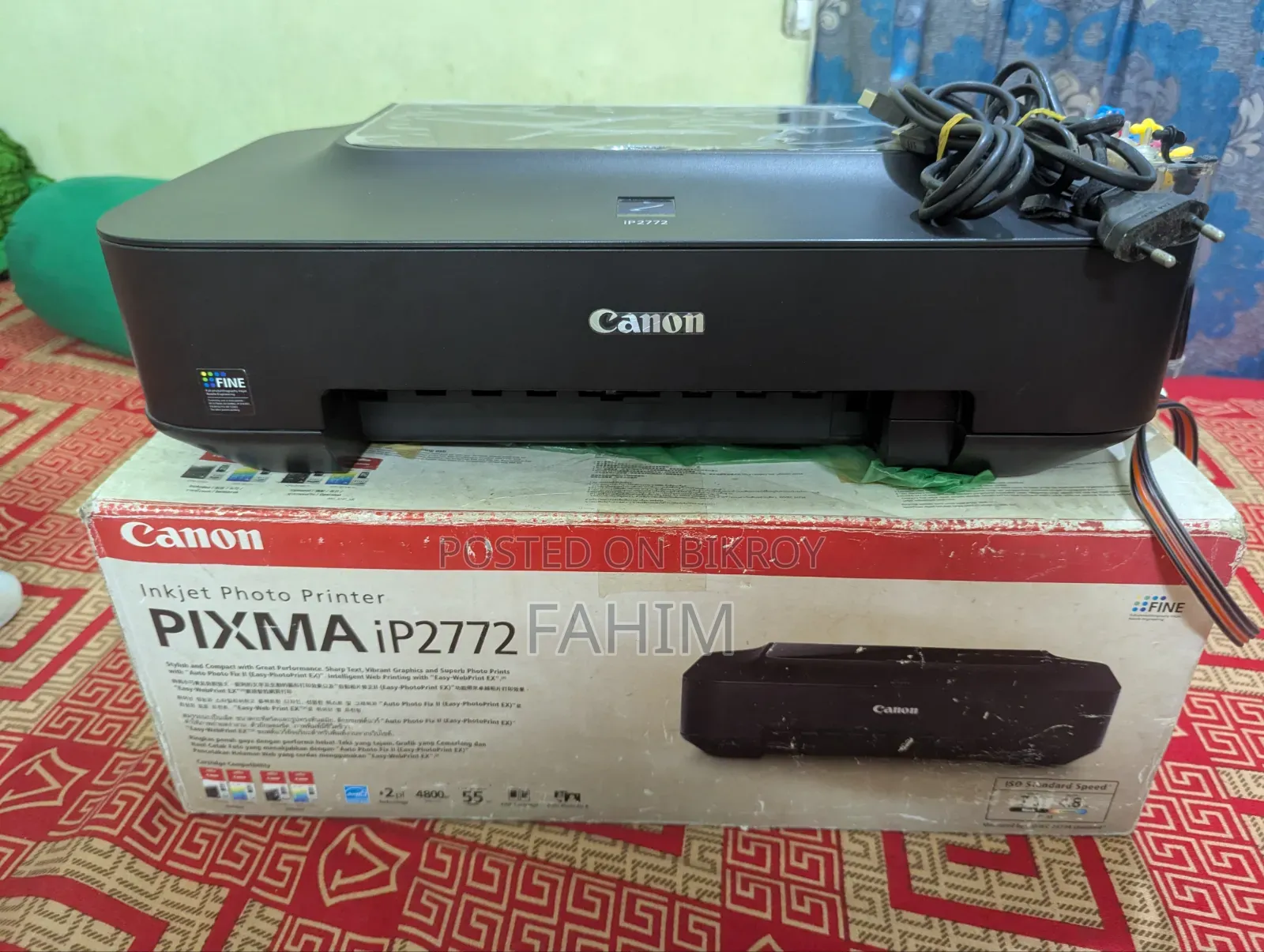 Canon Pixma Ip2772 Inkjet Printer for sale