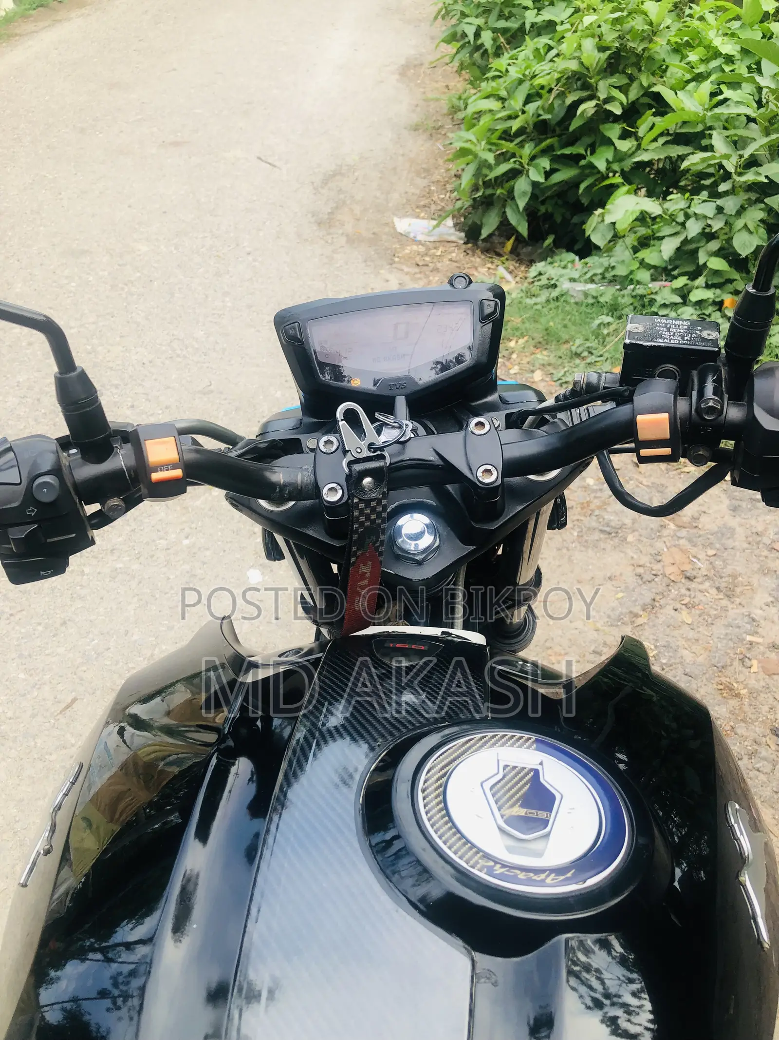 TVS Apache RTR 160 4V 2021 Black