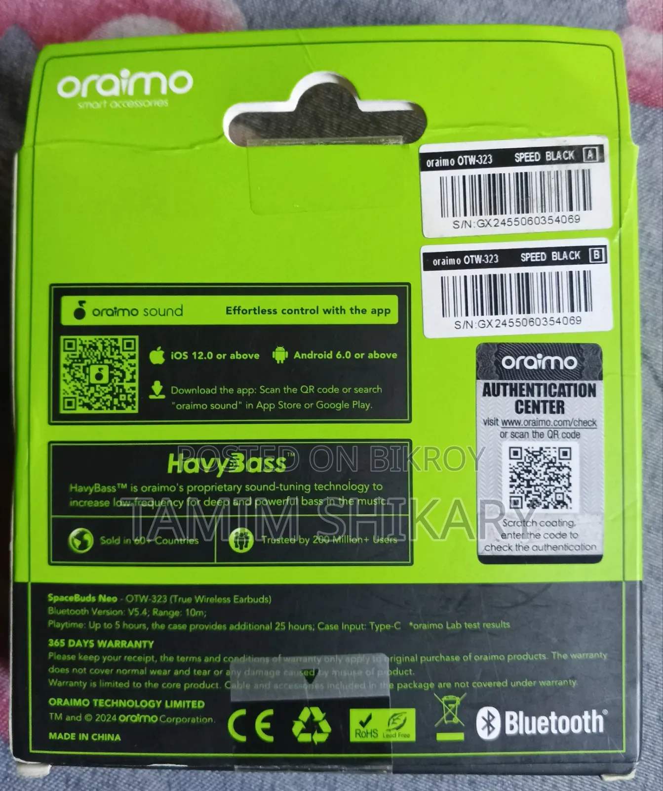 Oraimo Smart Headphone