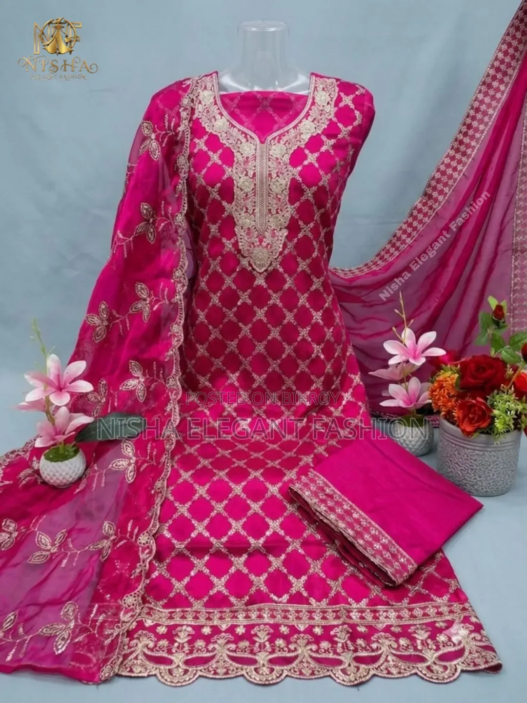 পার্টি ড্রেস (থ্রি পিস)