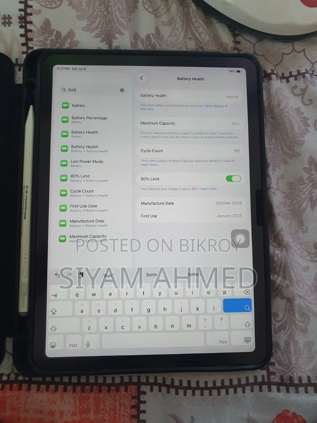 Apple iPad Air 11 (2024) 128 GB Blue