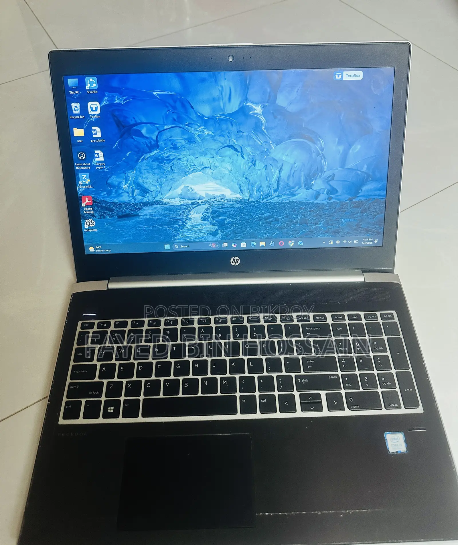 Laptop HP ProBook 450 G5 4GB Intel Core i5 SSD 128GB