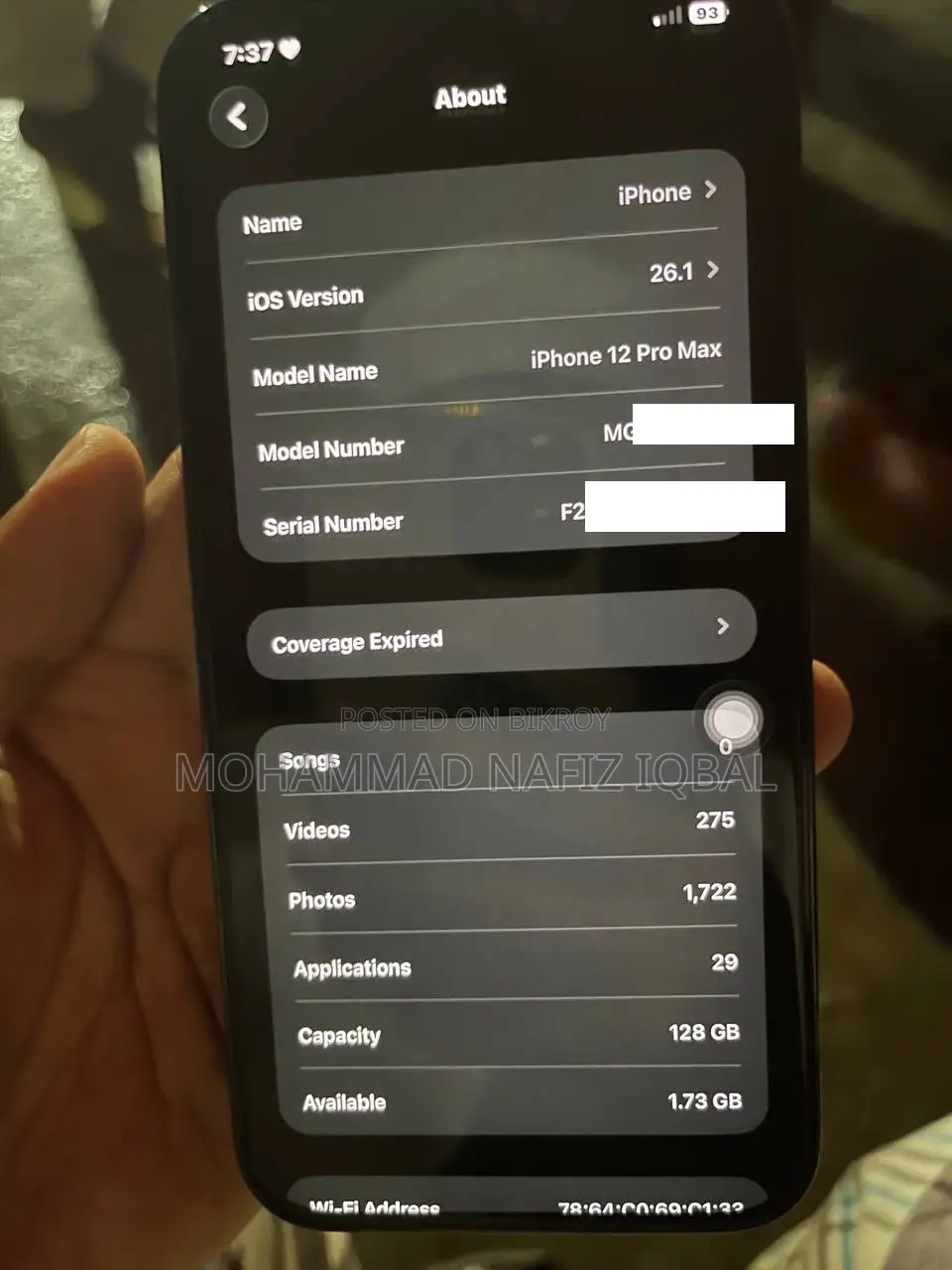 Apple iPhone 12 Pro Max 128 GB Blue
