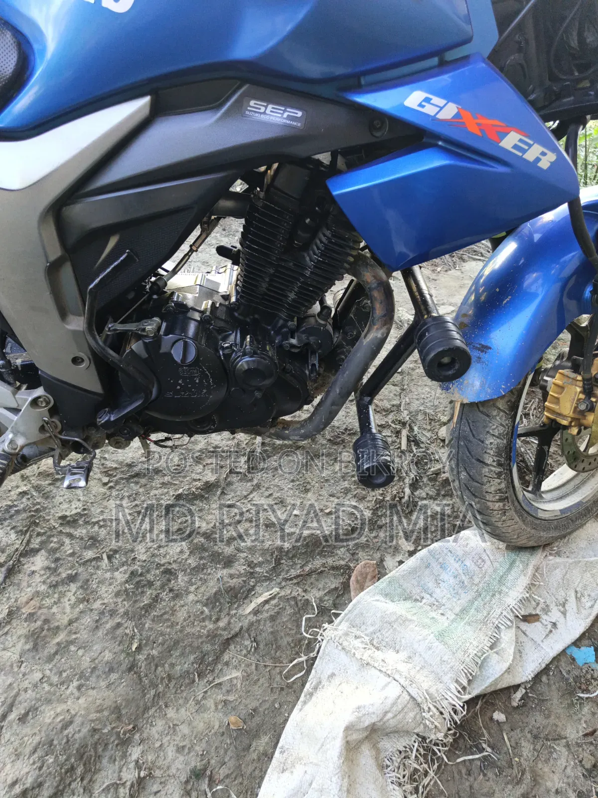 Suzuki Gixxer Monotone 2017 Blue
