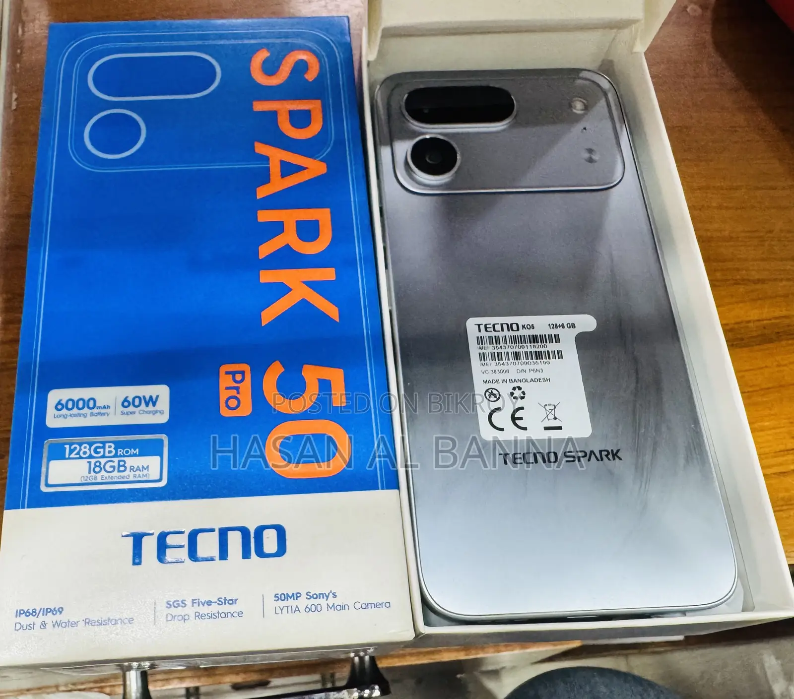 Tecno Camon 50 Pro 256 GB Gray