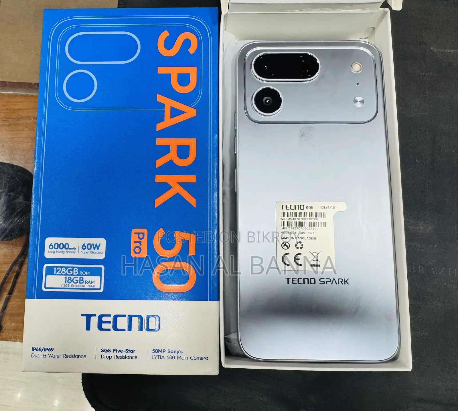 Tecno Camon 50 Pro 256 GB Gray