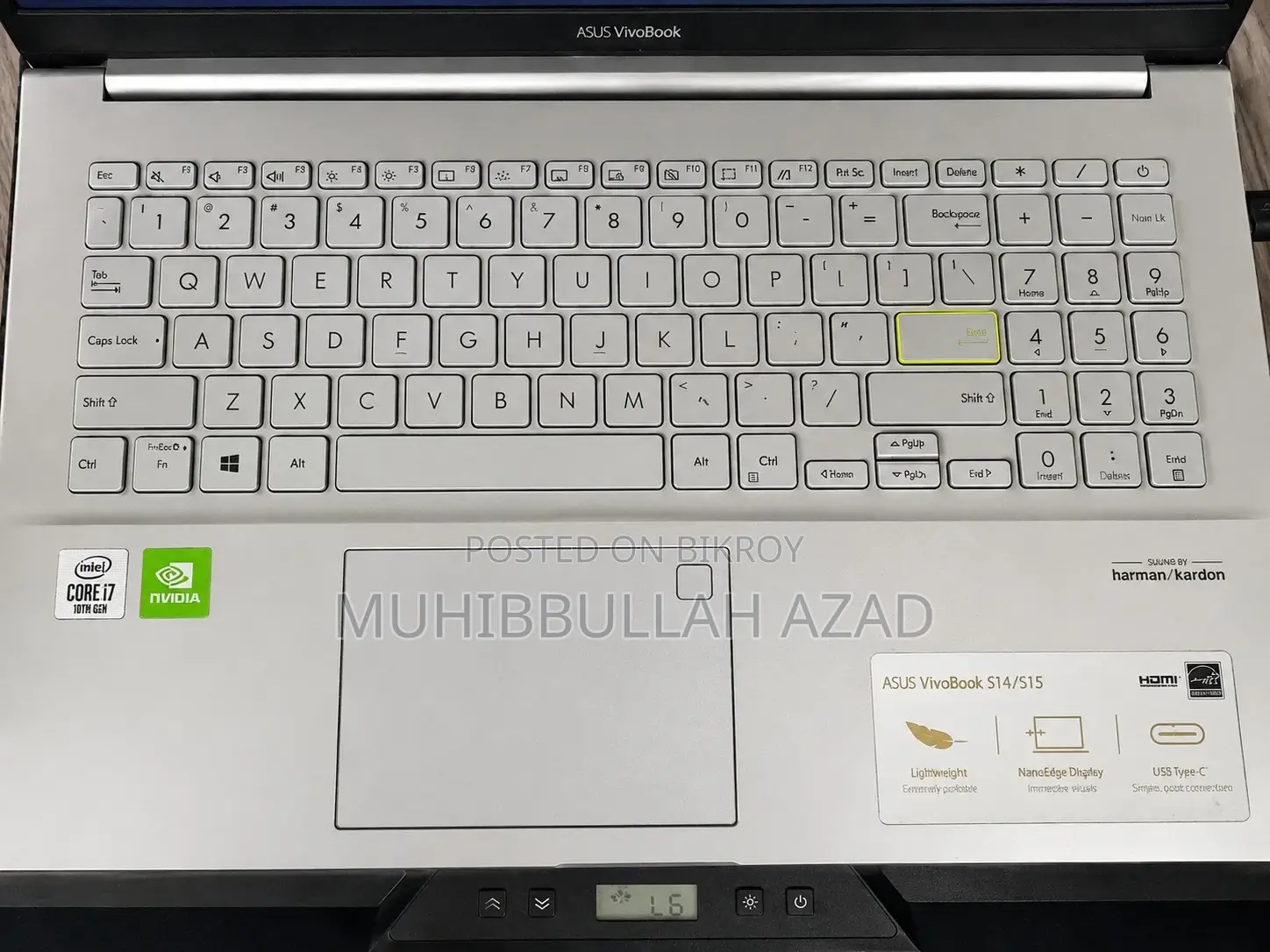 Laptop Asus VivoBook S15 S530UN 16GB Intel Core I7 SSD 500GB