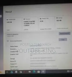 Laptop Dell Inspiron 5559 4GB Intel Core I5 HDD+SSD 1T