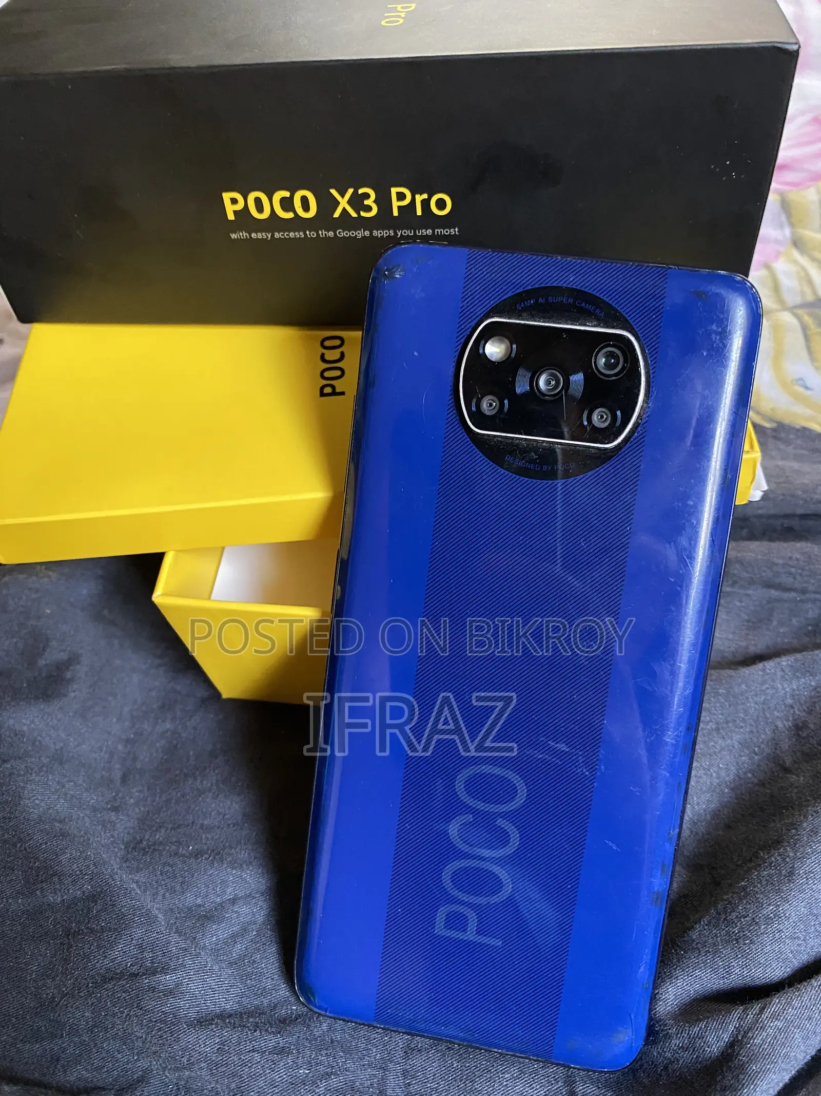 শাওমি পোকো এক্স৩ প্রো ১২৮ জিবি নীল