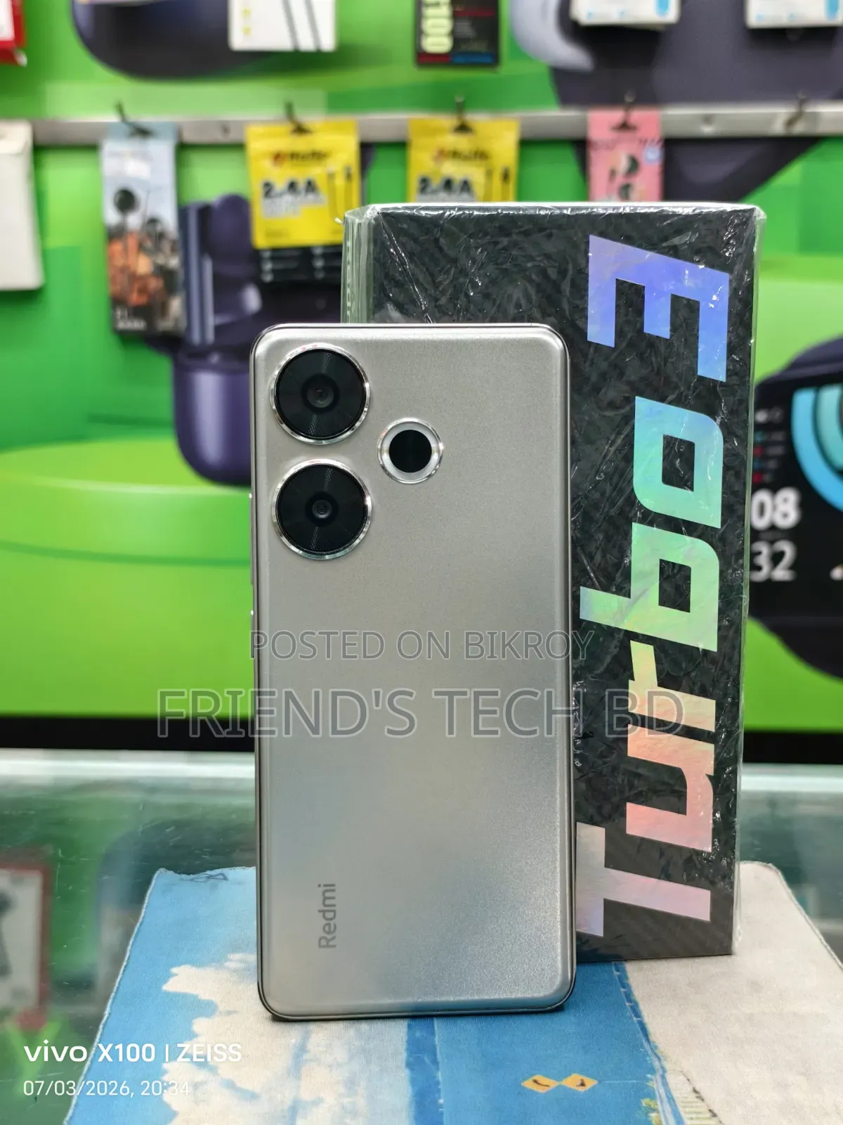 Xiaomi Redmi Turbo 3 256 GB Silver