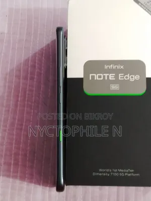 New Infinix Note Edge 256 GB Black