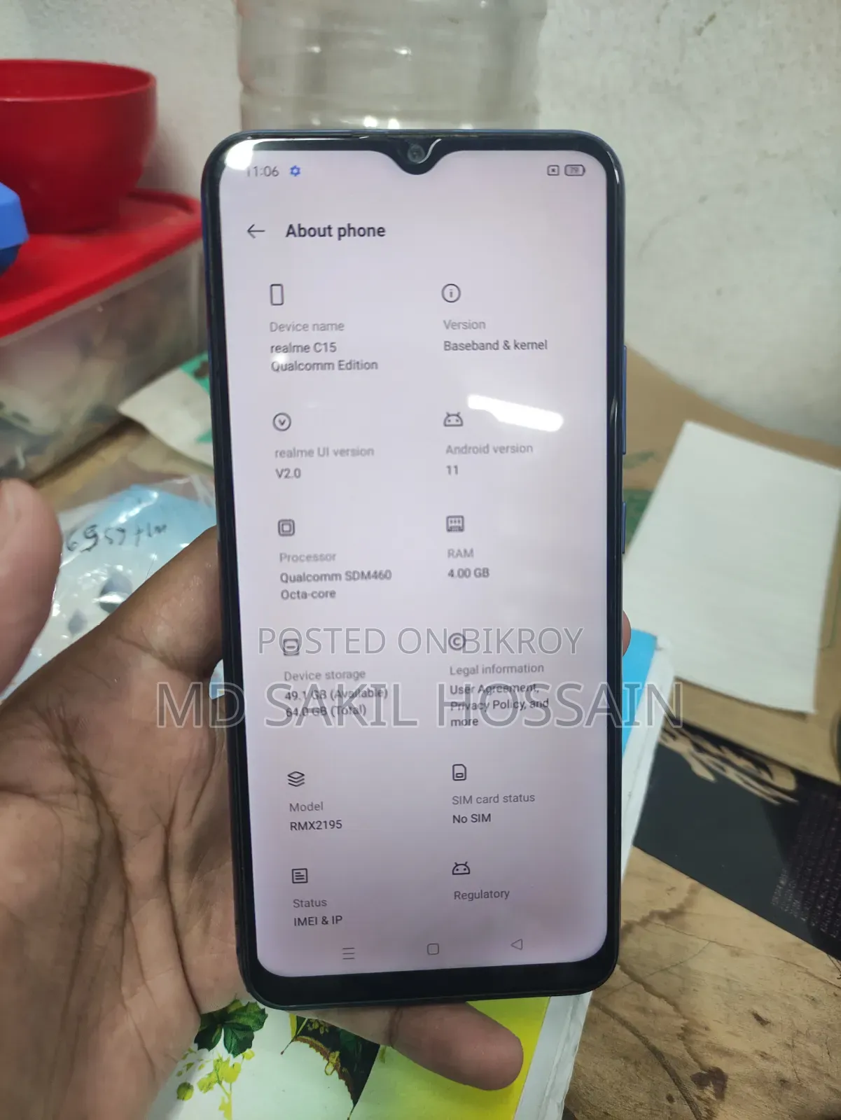 Realme C15 Qualcomm Edition 64 GB Blue
