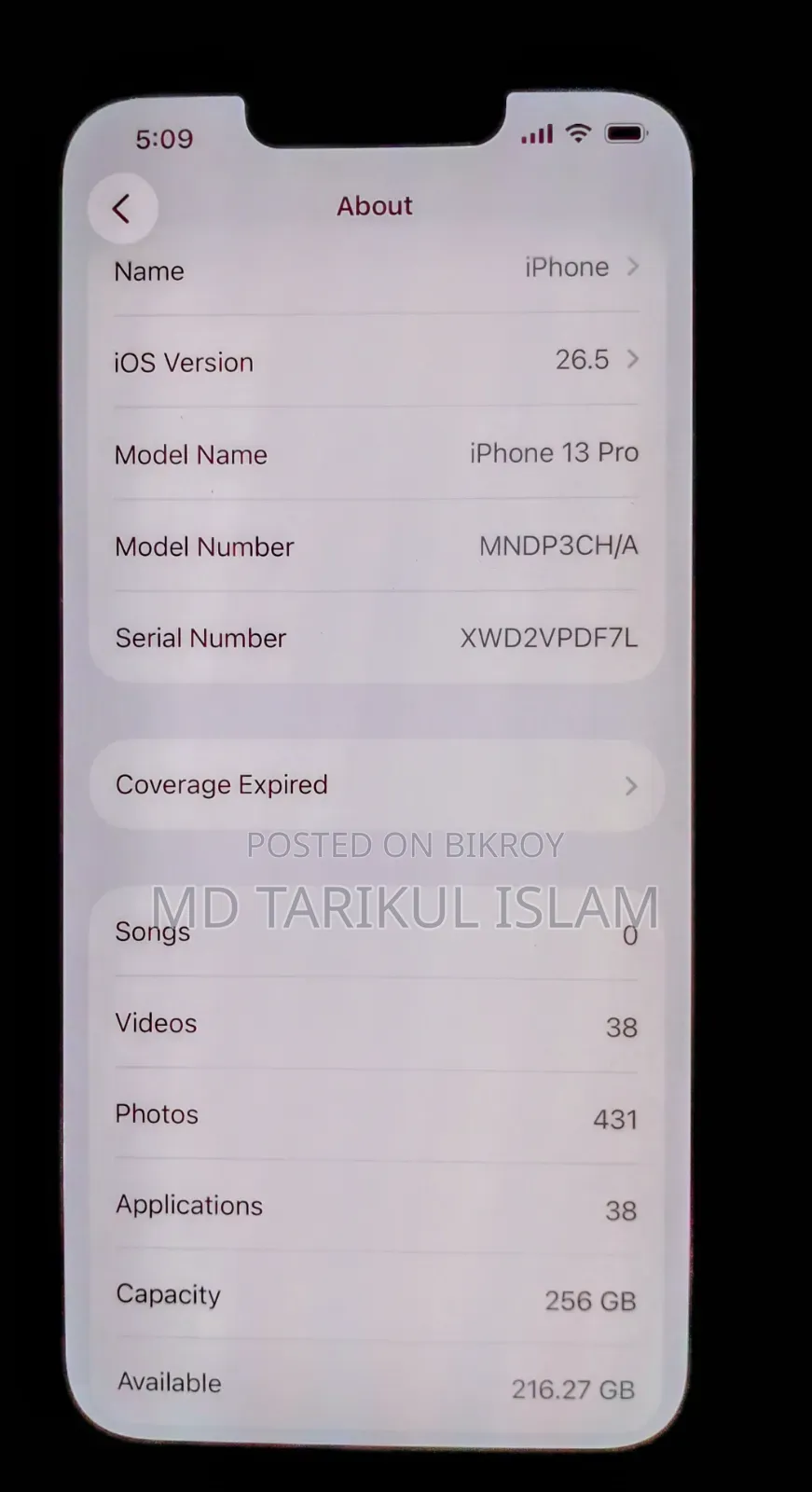 Apple iPhone 13 Pro 256 GB Gray
