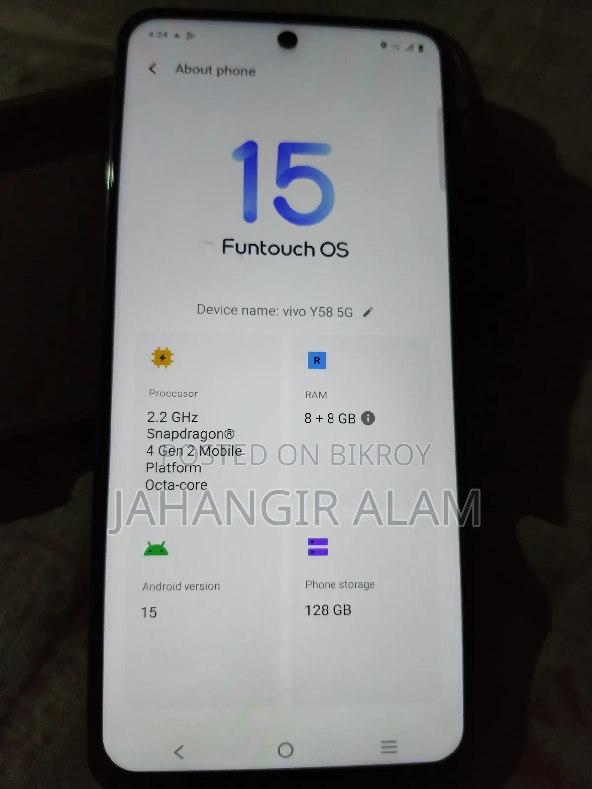 Vivo Y58 128 GB