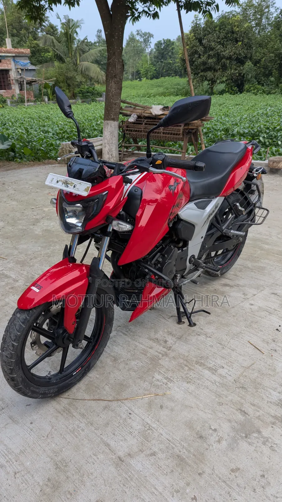 TVS Apache 160 4V 2022 Red