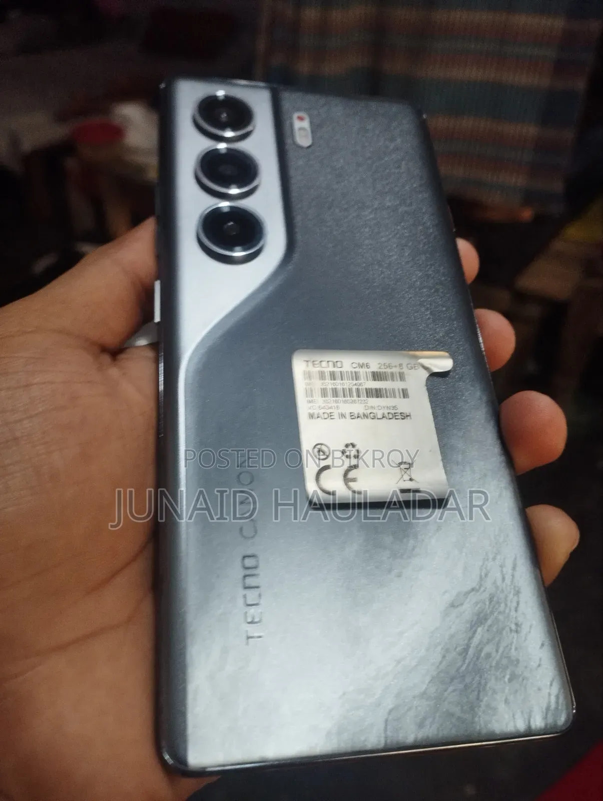 Tecno Camon 40 Pro 4G 256 GB Black