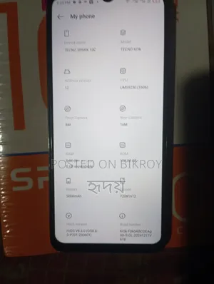 Tecno Spark 10C 128 GB Black