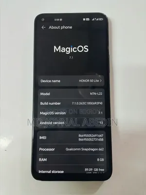 Honor 50 Lite 128 GB Black
