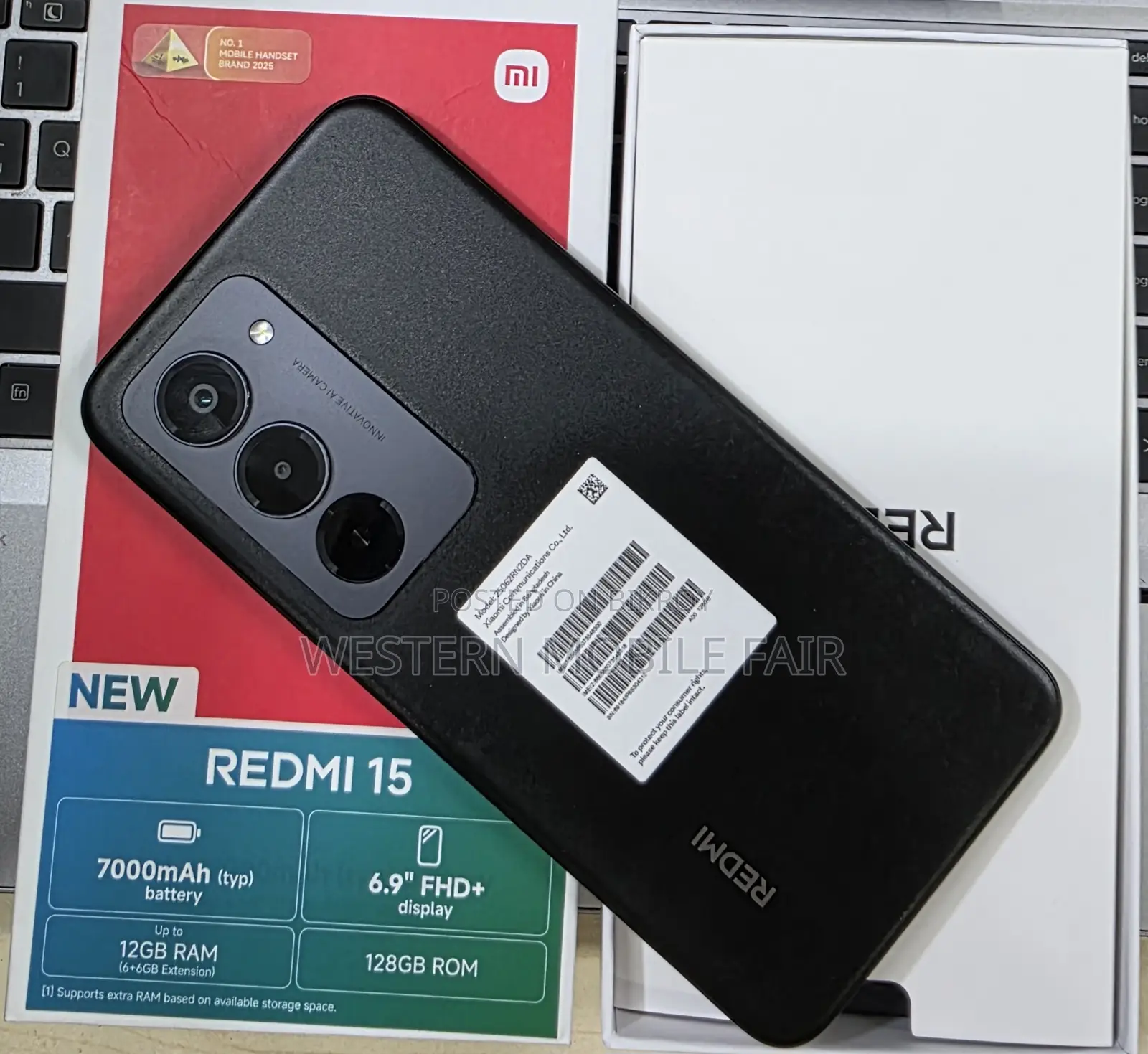 শাওমি রেডমি ১৫ ৫জি ২৫৬ জিবি কালো